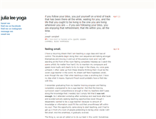 Tablet Screenshot of julialeeyoga.com